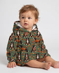 Fall Football Bernese Dogs Bamboo Blanket Hoodie