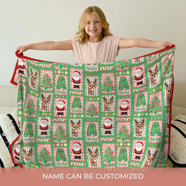North Pole Wonderland Toddler Blanket - Zumbamboo