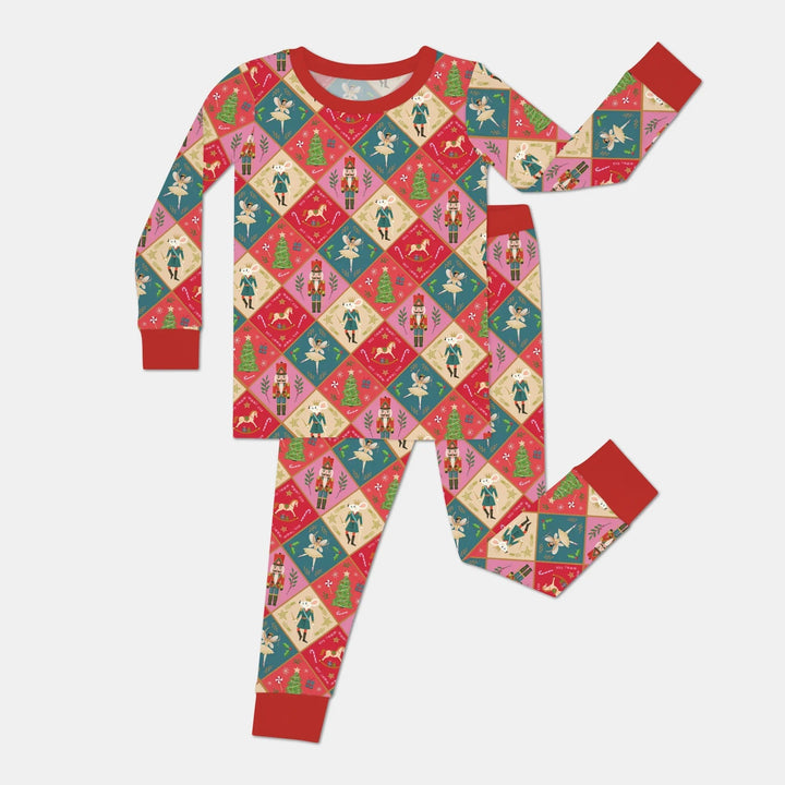 Nutcracker Christmas Magic Two Piece Long Sleeve Pajama Set - Zumbamboo