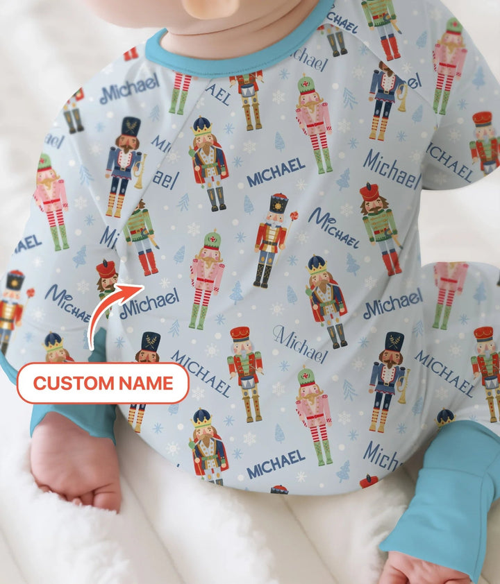 Nutcracker Parade Custom Name Boy Convertible Zippy - Zumbamboo