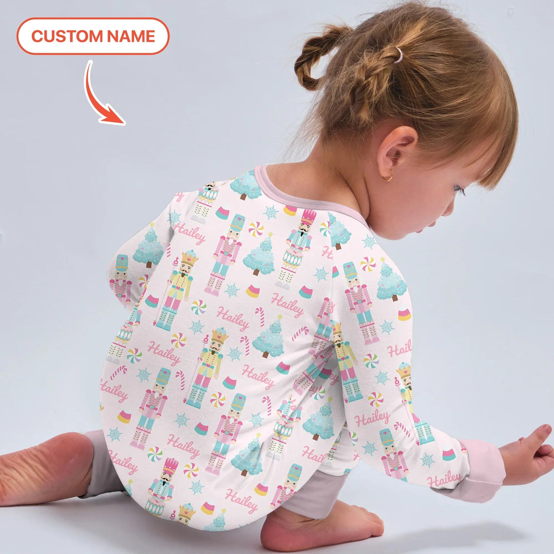 Nutcracker Parade Custom Name Girl Convertible Zippy - Zumbamboo
