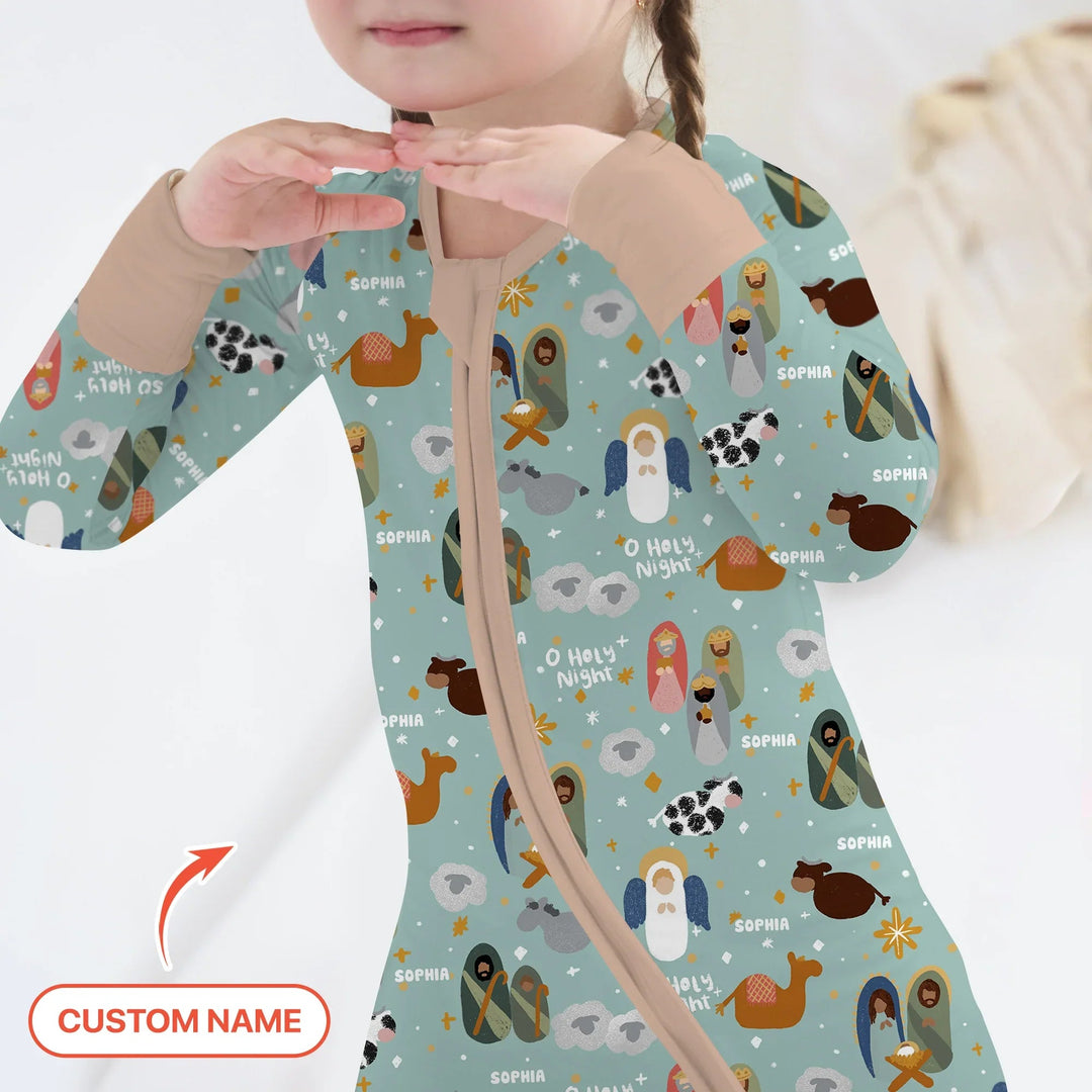 O Holy Night Custom Name Convertible Zippy - Zumbamboo