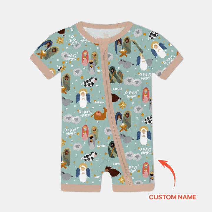 O Holy Night Custom Name Shorty Zippy - Zumbamboo