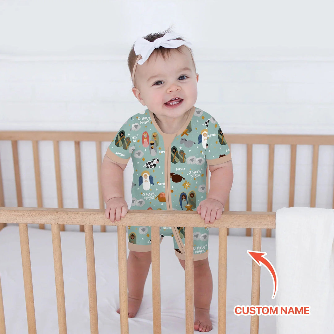 O Holy Night Custom Name Shorty Zippy - Zumbamboo