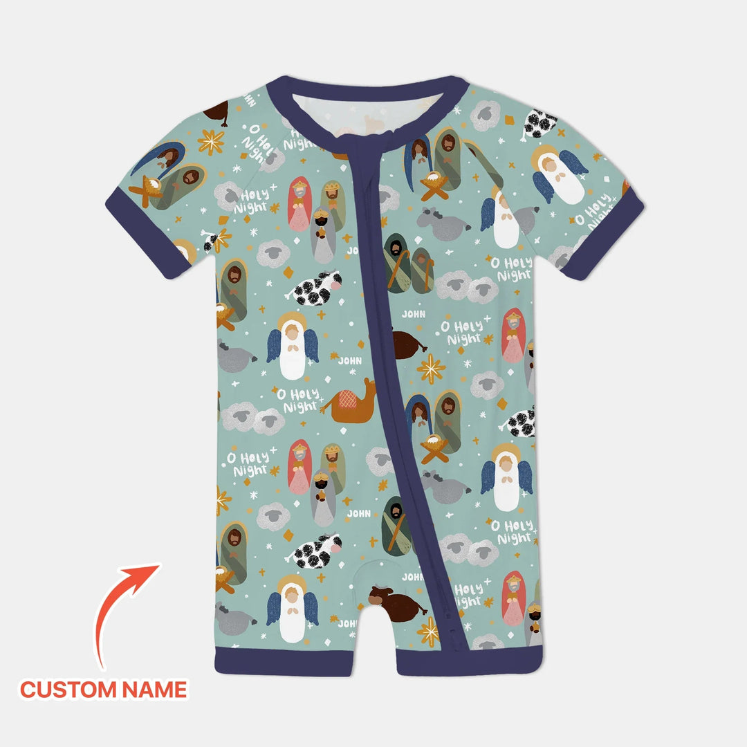 O Holy Night Custom Name Shorty Zippy - Zumbamboo