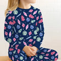 Ornaments Party Two Piece Long Sleeve Pajama Set , Ornaments Party Two Piece Long Sleeve Pajama Set - 12-18M