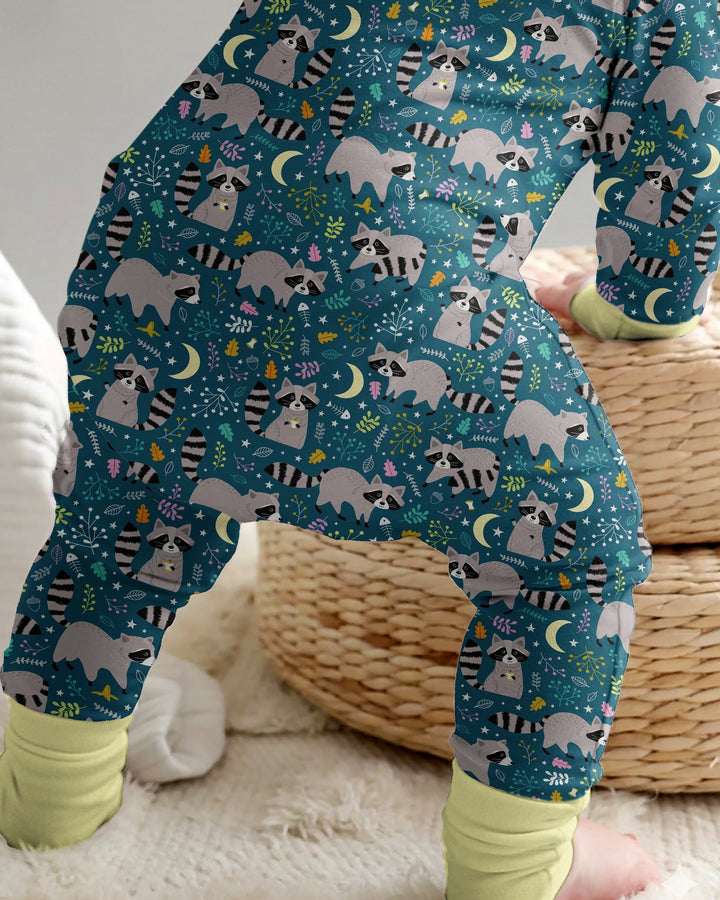 Midnight Raccoons Bamboo Convertible Zippy