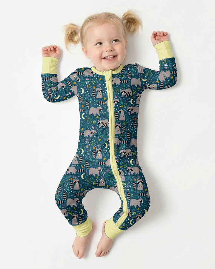 Midnight Raccoons Bamboo Convertible Zippy