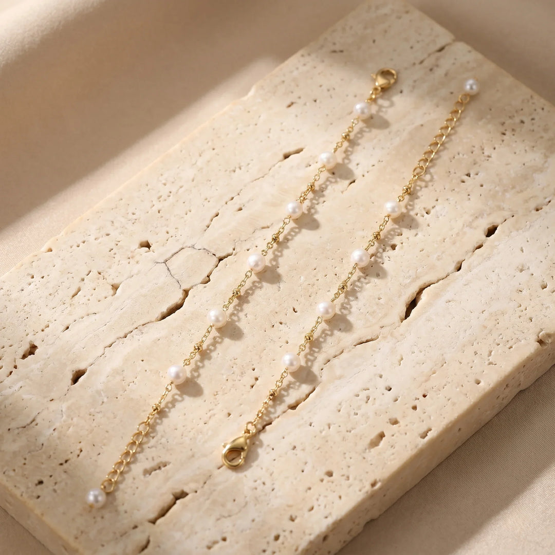 The Pearl Bond: Mommy and Me Matching Bracelet Set