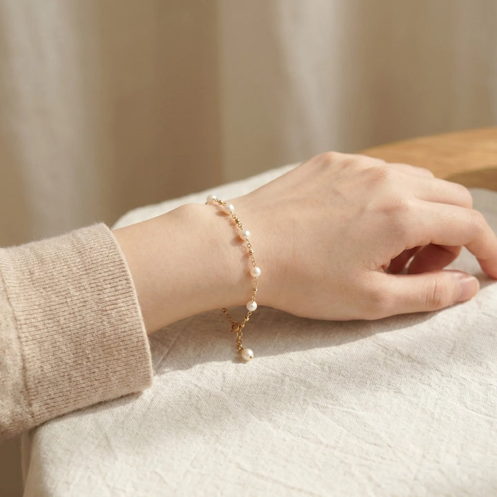 The Pearl Bond: Mommy and Me Matching Bracelet Set