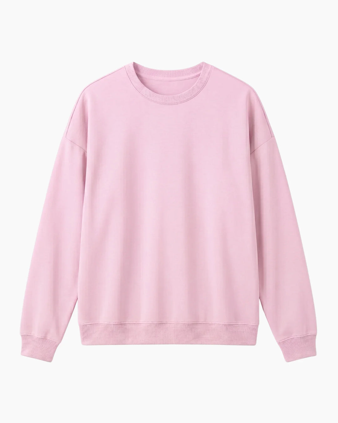 Solid Color Bamboo Adult Crewneck Sweatshirt