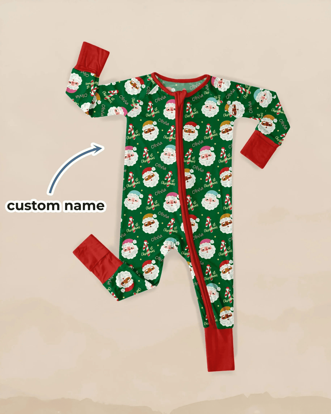 Personalized 1st Christmas Convertible Zippy - Zumbamboo