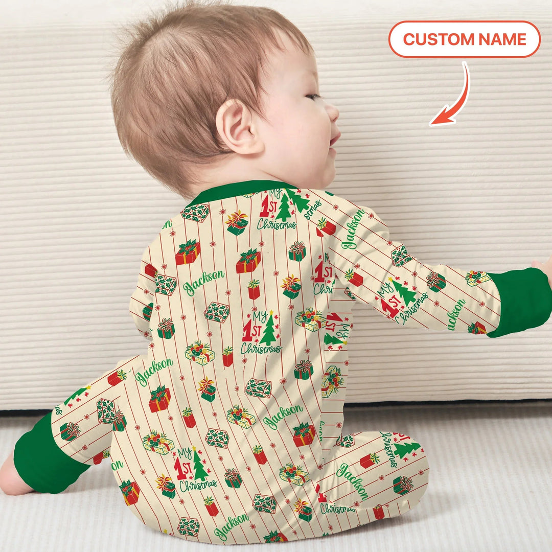 Personalized Our First Christmas Convertible Zippy - Zumbamboo