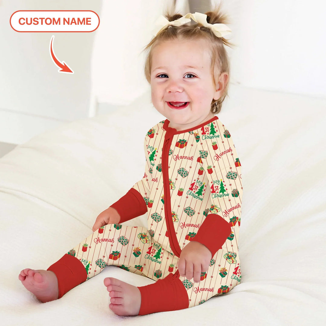 Personalized Our First Christmas Convertible Zippy - Zumbamboo