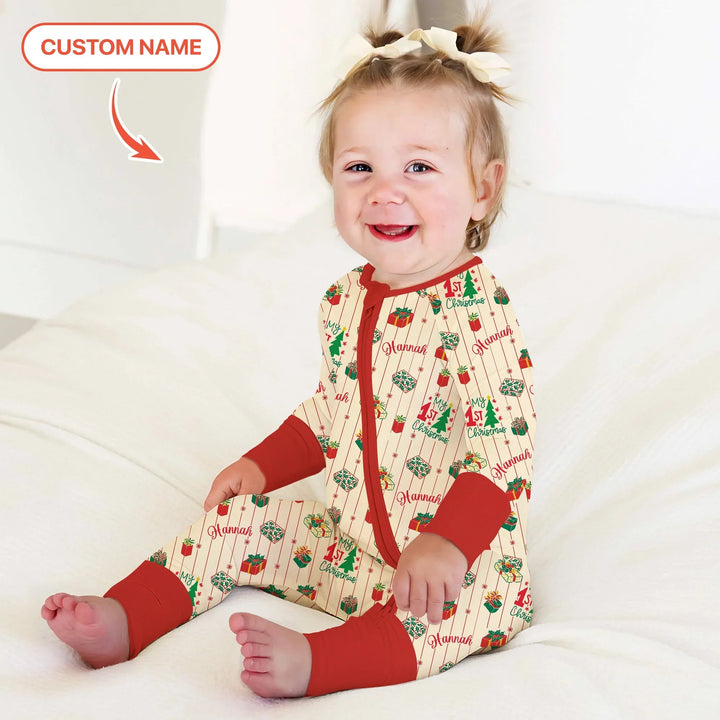 Personalized Our First Christmas Convertible Zippy - Zumbamboo