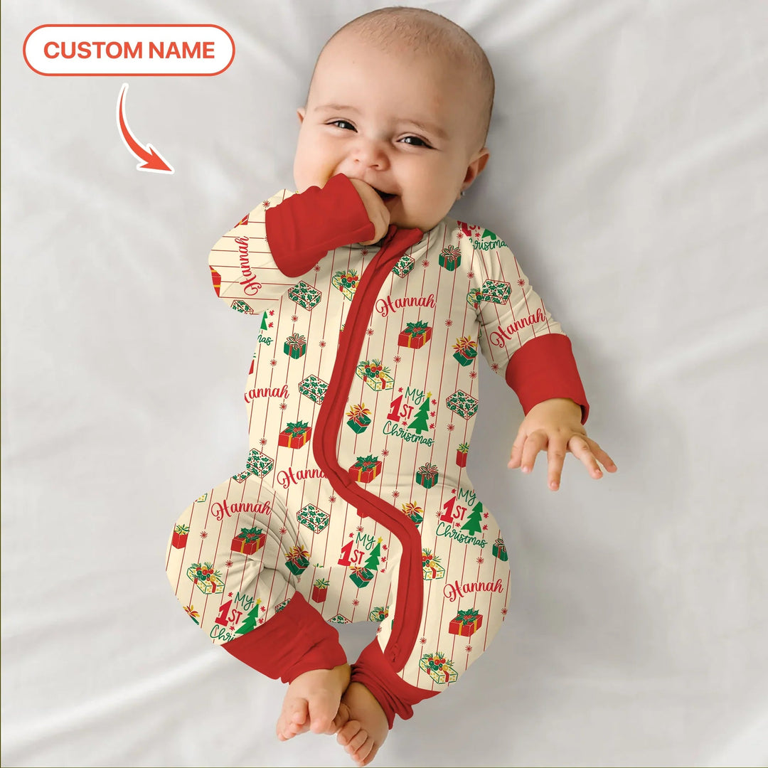 Personalized Our First Christmas Convertible Zippy - Zumbamboo