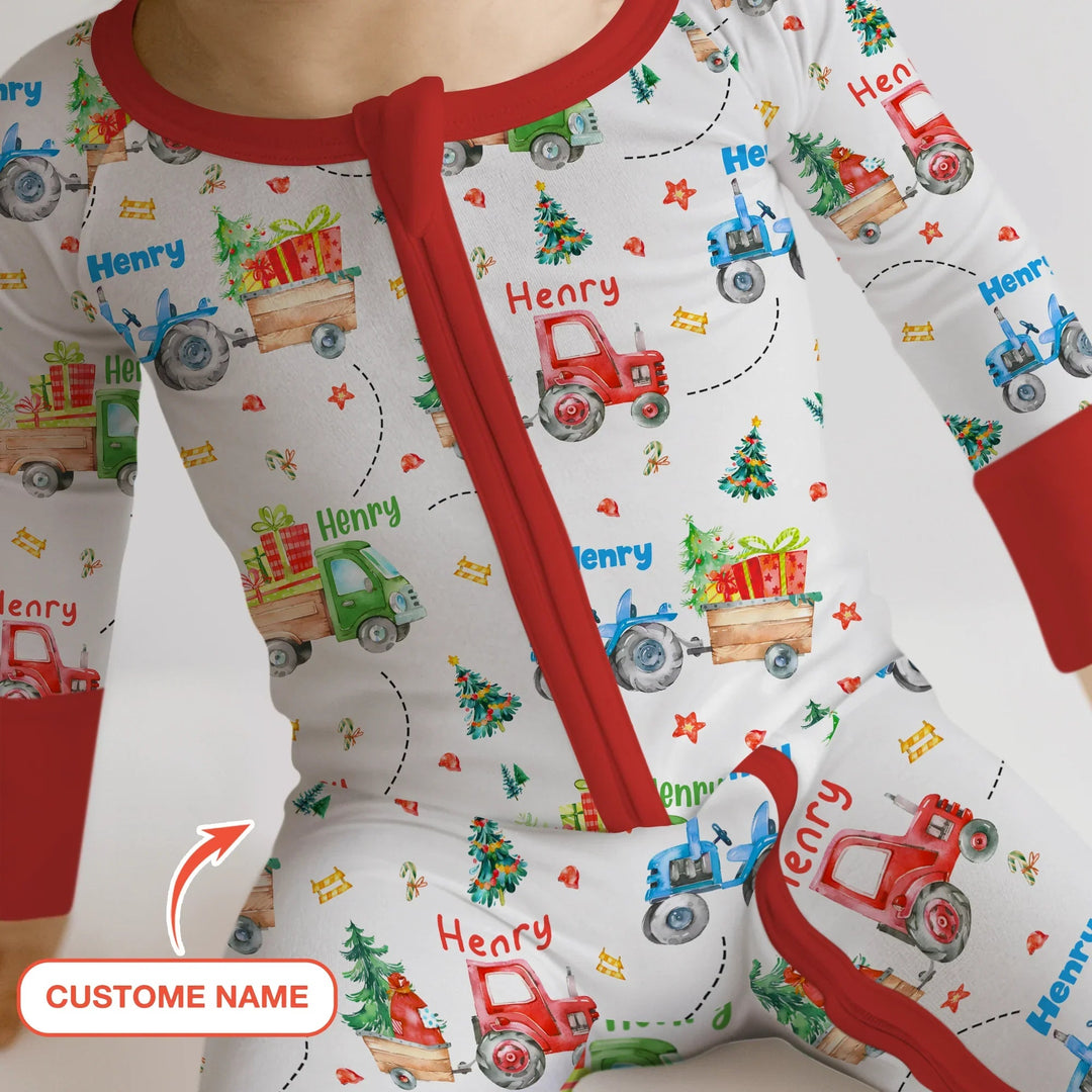 Personalized Santa's Little Builders Convertible Zippy - Zumbamboo