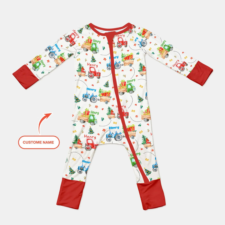 Personalized Santa's Little Builders Convertible Zippy - Zumbamboo