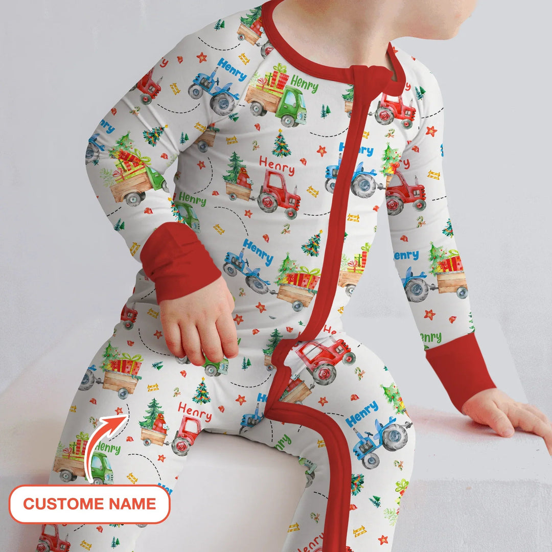 Personalized Santa's Little Builders Convertible Zippy - Zumbamboo