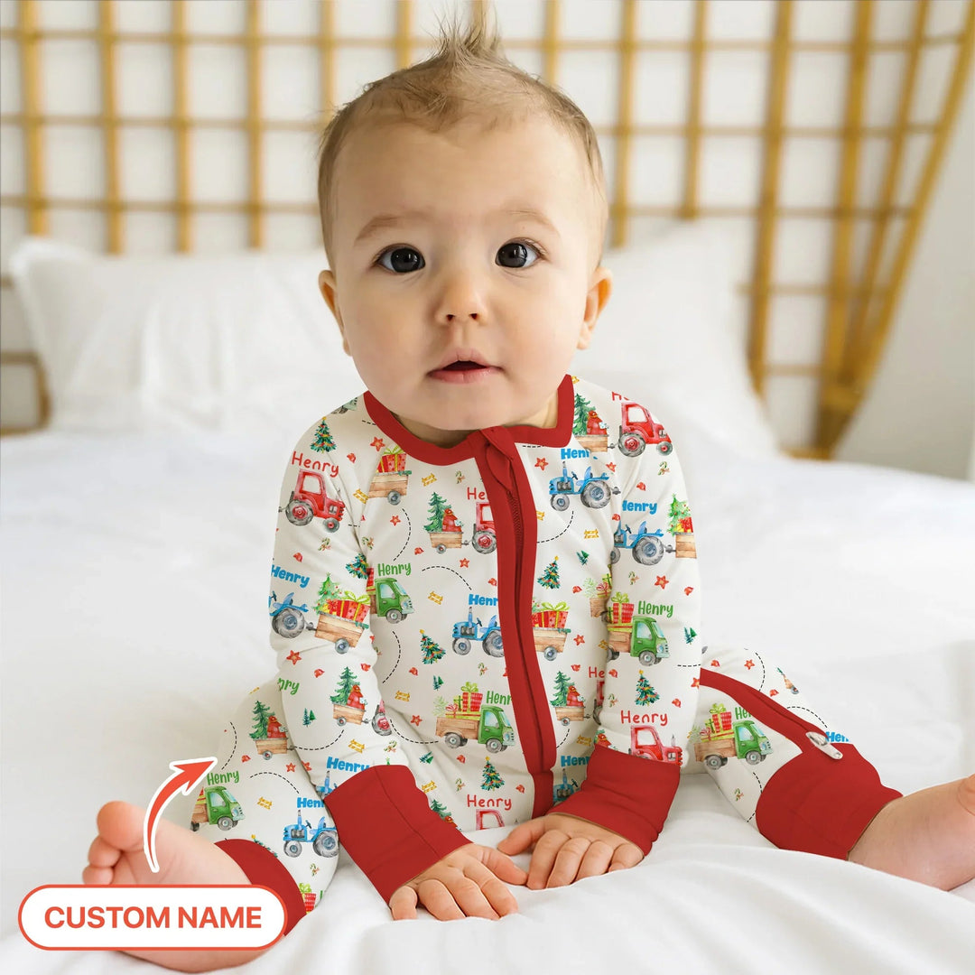 Personalized Santa's Little Builders Convertible Zippy - Zumbamboo