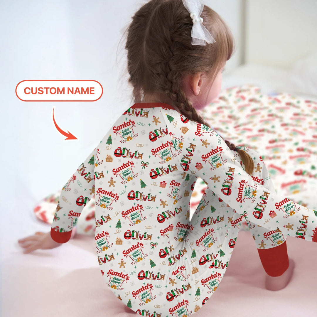 Personalized Santa's Little Helper Convertible Zippy - Zumbamboo