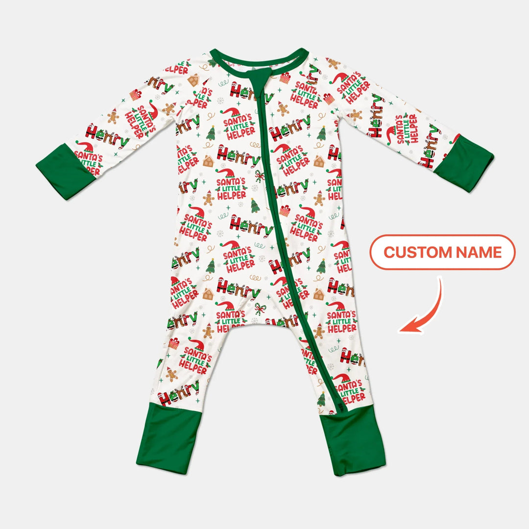 Personalized Santa's Little Helper Convertible Zippy - Zumbamboo