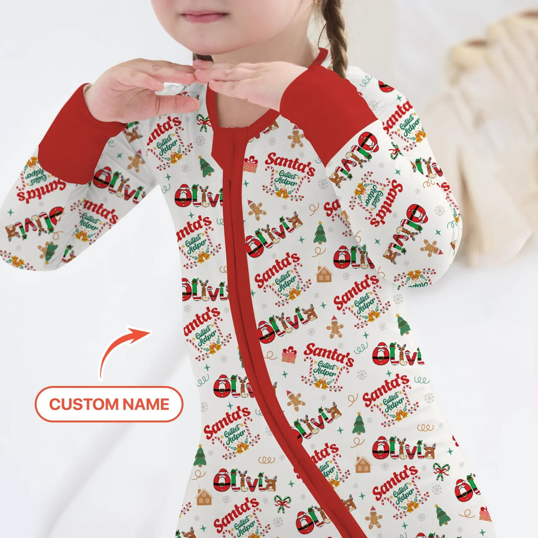 Personalized Santa's Little Helper Convertible Zippy - Zumbamboo