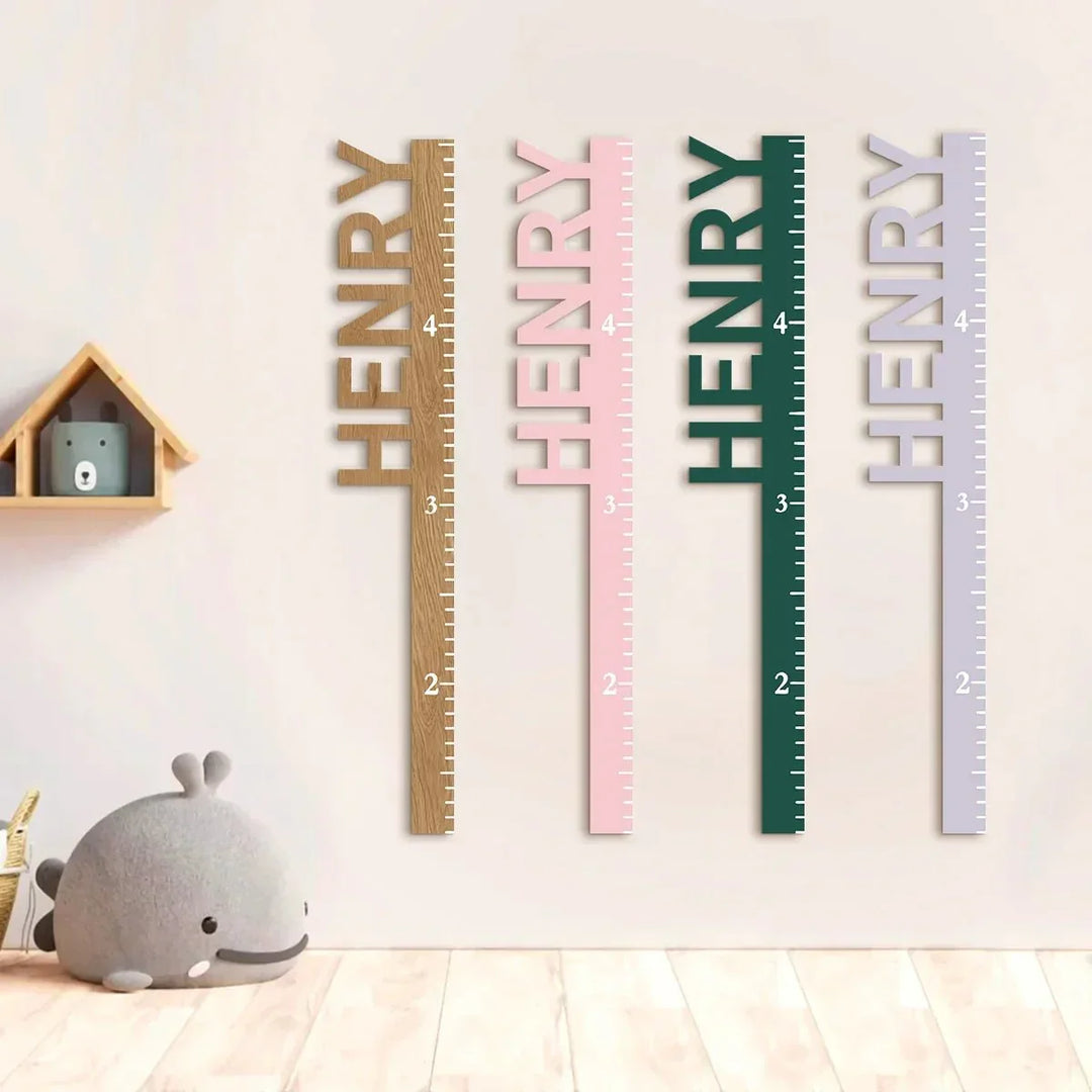 Personalized Wooden Growth Chart for Kids , Personalized Wooden Growth Chart for Kids - Default Title