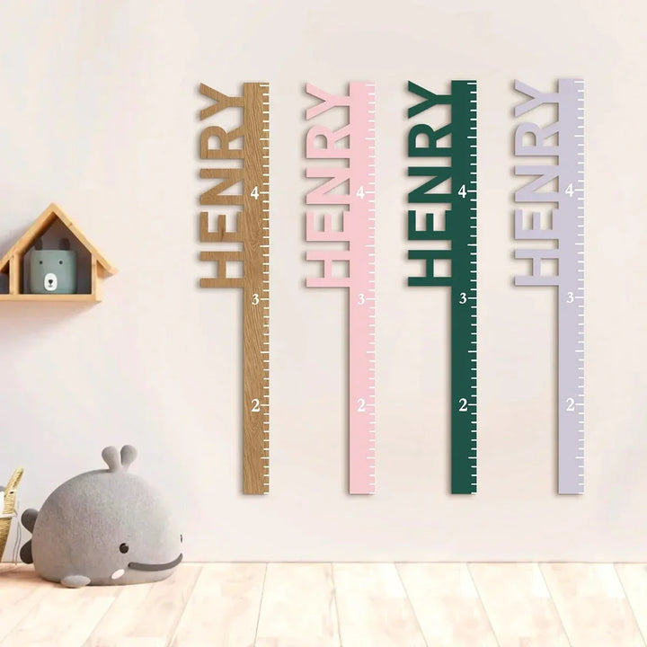 Personalized Wooden Growth Chart for Kids , Personalized Wooden Growth Chart for Kids - Default Title