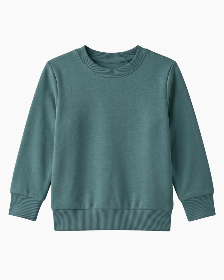 Solid Color Bamboo Crewneck Sweatshirt