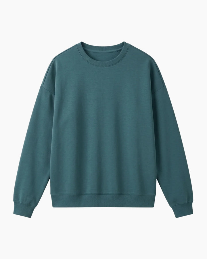 Solid Color Bamboo Adult Crewneck Sweatshirt