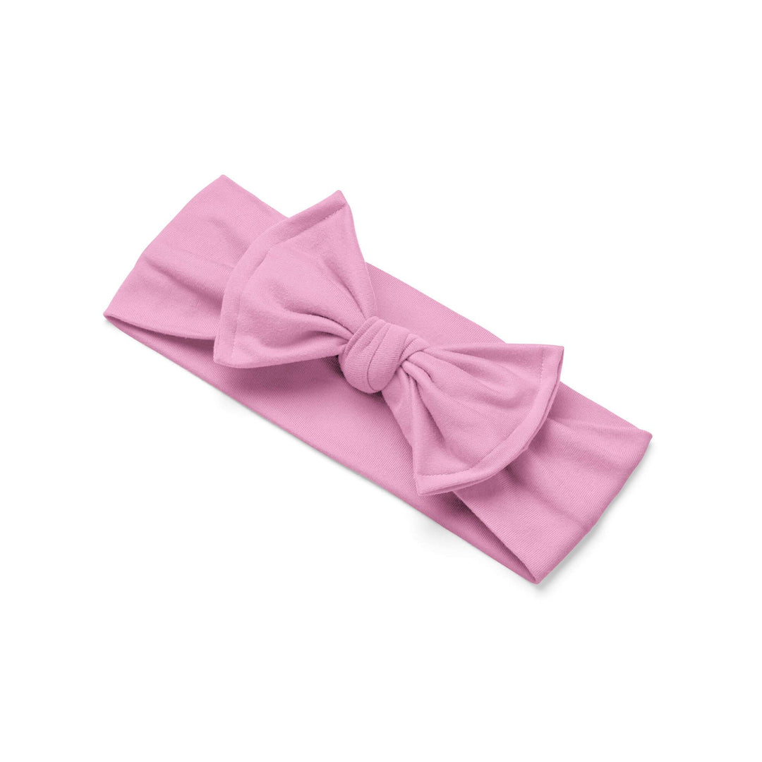 Pink Luxe Bow Headband - Zumbamboo