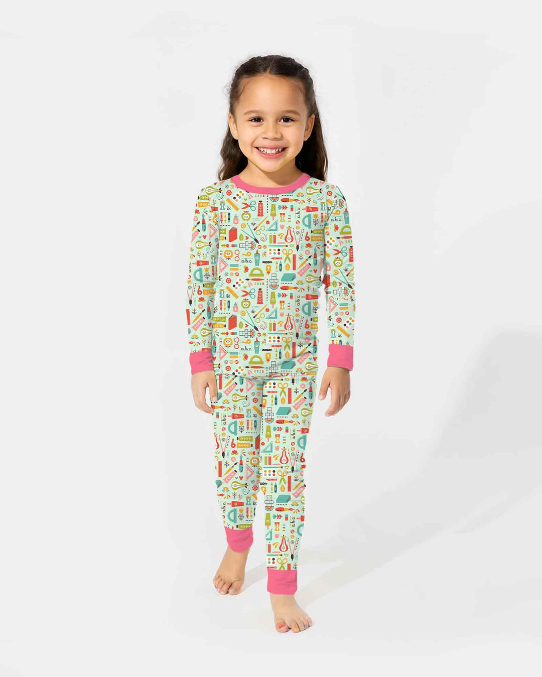Creative Classroom Bamboo Two Piece Long Sleeve Pajama Set