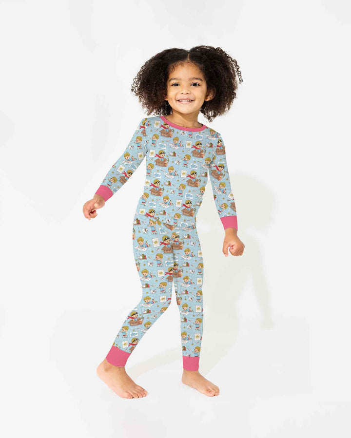 Tiny Explorer Tales Bamboo Two Piece Long Sleeve Pajama Set