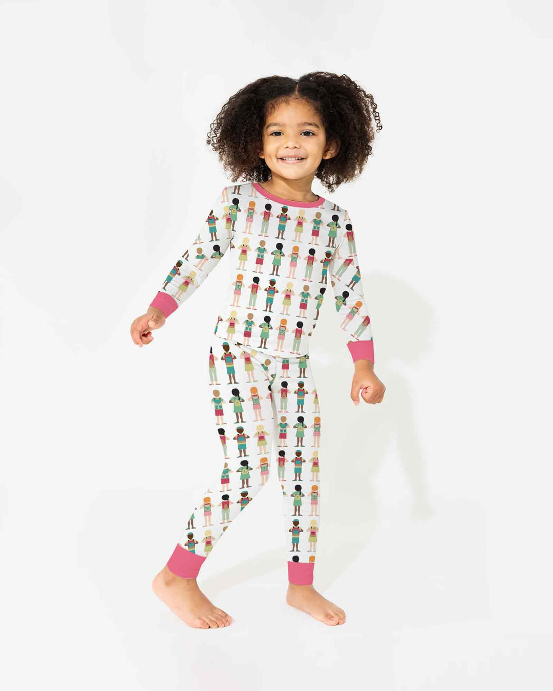 Conjunto de pijama de dos piezas de bambú con mangas largas, plantilla PERSONALIZADA