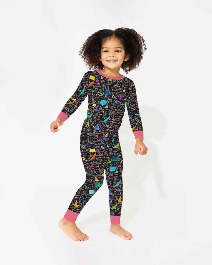 STEM Sketchbook Bamboo Two Piece Long Sleeve Pajama Set