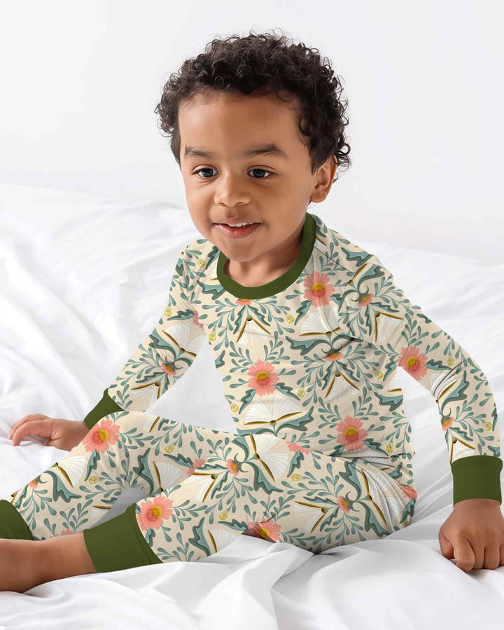Blooming Stories Bamboo Two Piece Long Sleeve Pajama Set