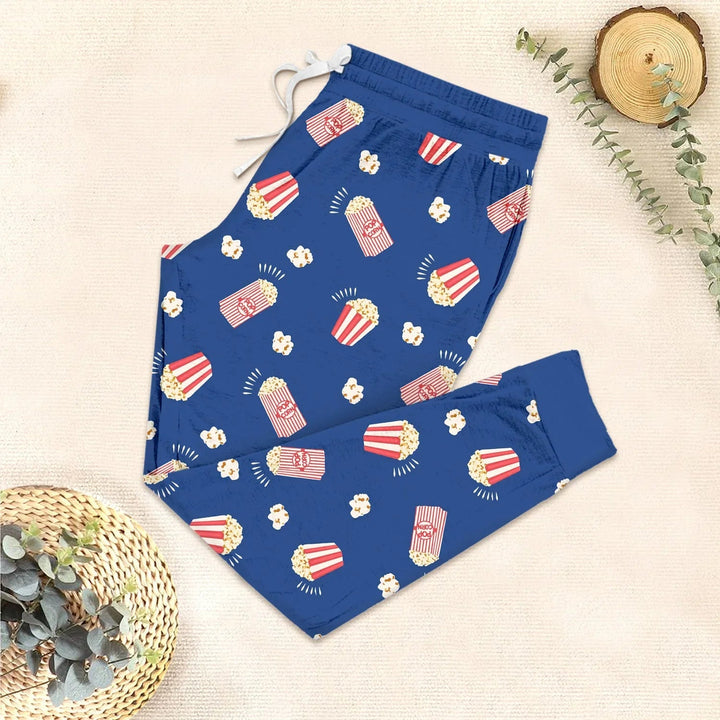 Popcorn Two Piece Short Sleeve Pajama Set - Zumbamboo