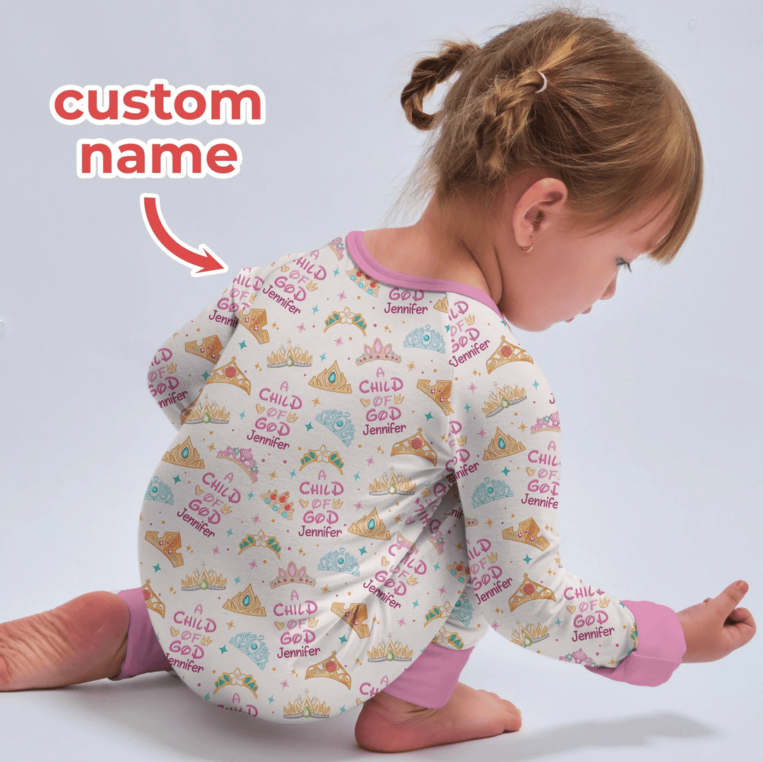 Princess A Child Of God Custom Name Convertible Zippy - Zumbamboo