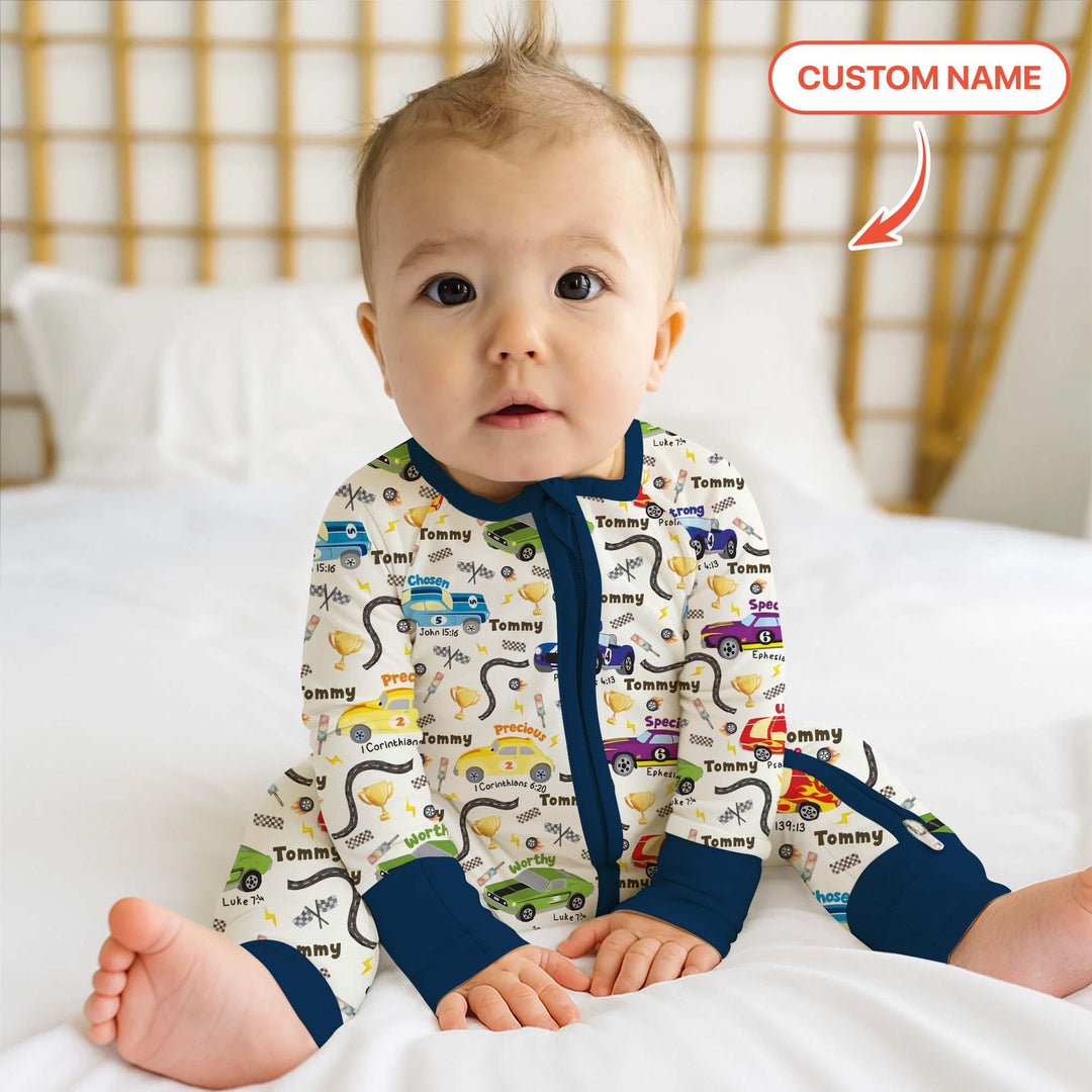 Racing Fun God Says I Am Custom Name Convertible Zippy - Zumbamboo