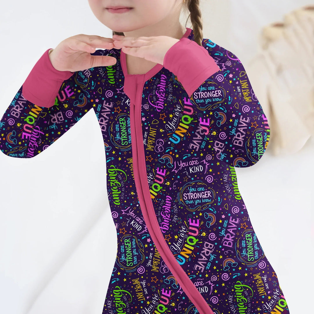 Rainbow Affirmations Convertible Zippy - Zumbamboo