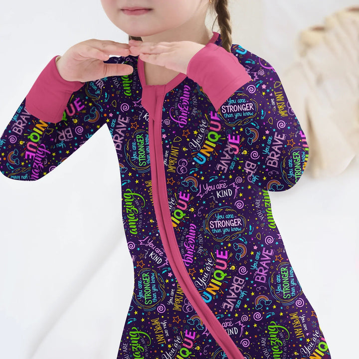 Rainbow Affirmations Convertible Zippy - Zumbamboo