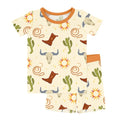 Ready To Rodeo Two Piece Short Sleeve Shorts Pajama Set , Ready To Rodeo Two Piece Short Sleeve Shorts Pajama Set - 12-18M