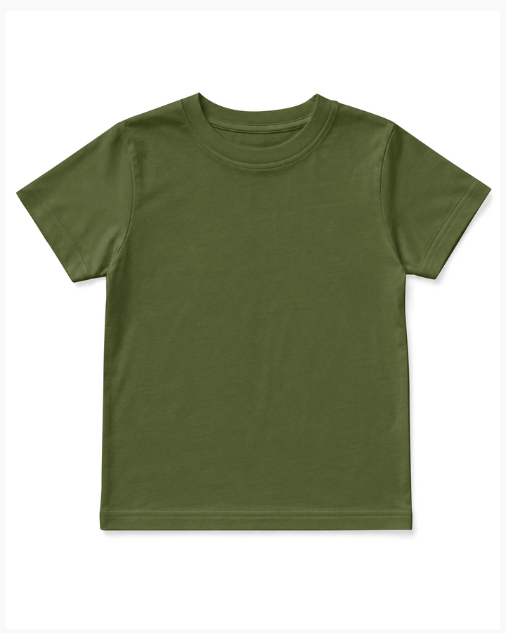 Solid Color Bamboo Crewneck T-Shirt