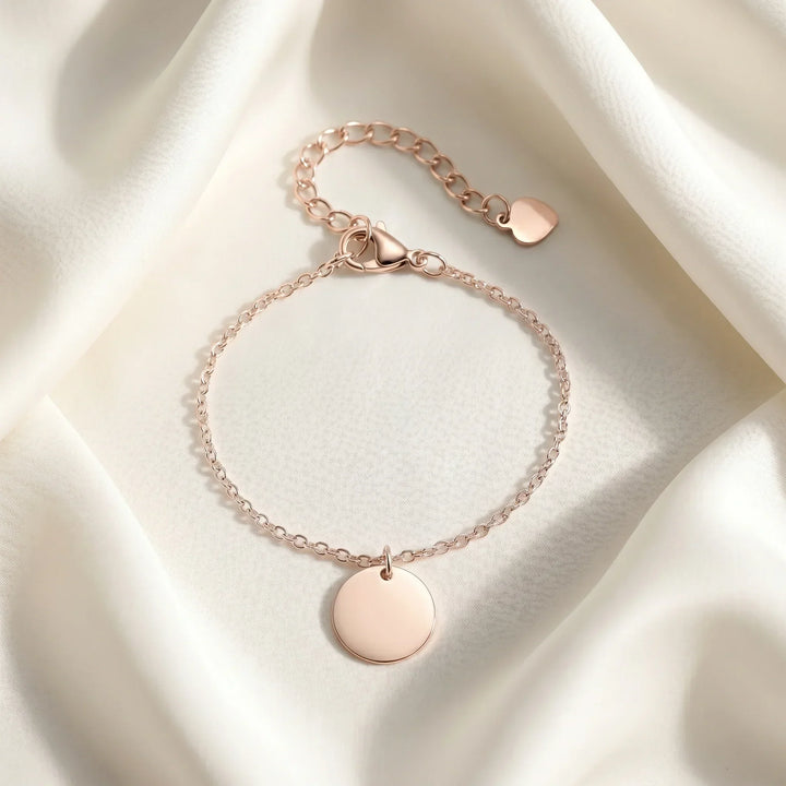 The Signature Disc: Personalized Baby Anklet