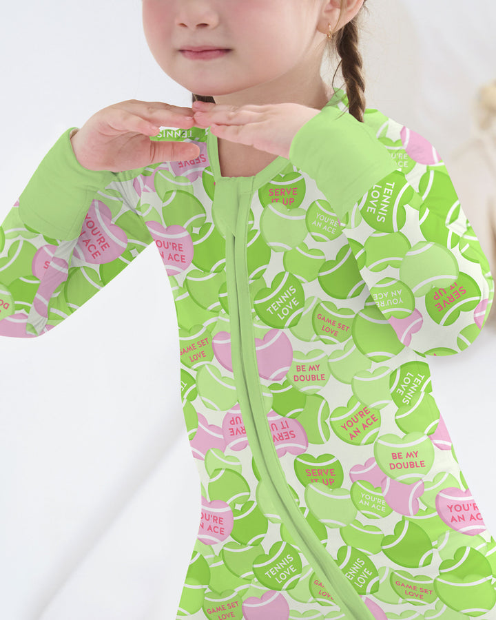 Tennis Candy Family Matching Bamboo Convertible Zippy