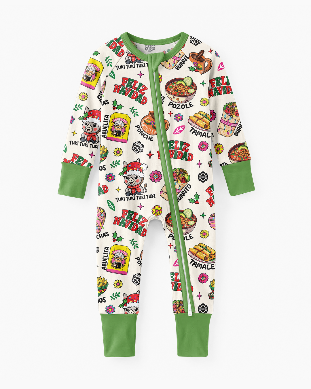 Mexican Christmas Feliz Navidad Bamboo Convertible Zippy
