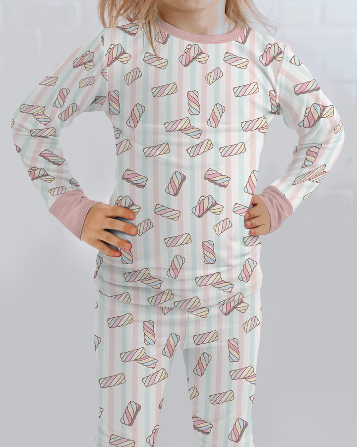 Marshmallow Magic Bamboo Two Piece Long Sleeve Pajama Set