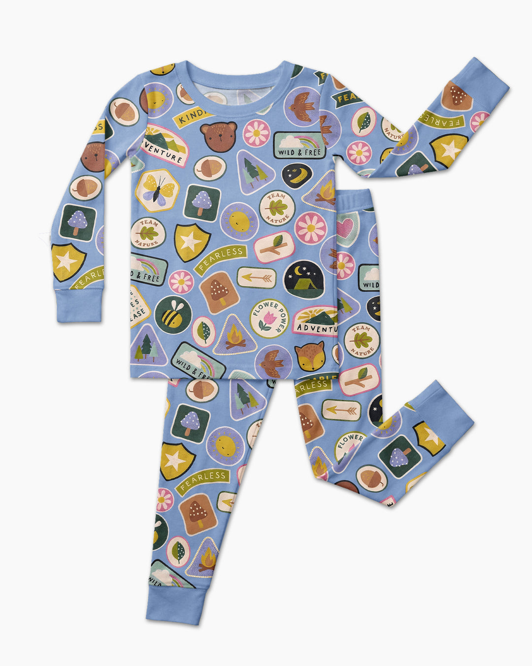 Little Explorer Bamboo Two Piece Long Sleeve Pajama Set