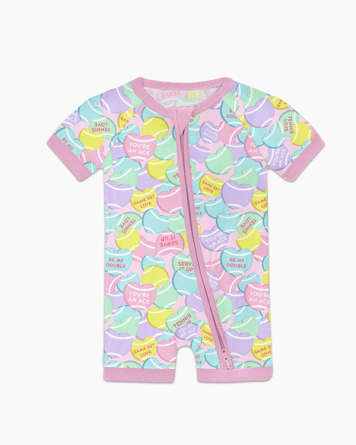 Tennis Candy Family Matching Bamboo Shorty Zippy